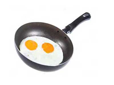 А вы знаете сколько калорий в жареном яйце?